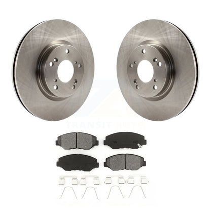 Disc Brake Rotors And Semi-Metallic Pad Front Kit For Honda Civic CR-V Acura ILX