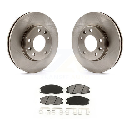 Disc Brake Rotors And Semi-Metallic Pads Front Kit For Kia Sedona