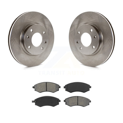 Brake Rotor & Semi-Metallic Pad Front Kit For Hyundai Sonata Kia Optima Magentis