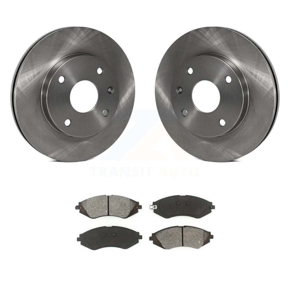 Brake Rotors Semi-Metallic Pad Front Kit For Chevrolet Optra Suzuki Forenza Reno