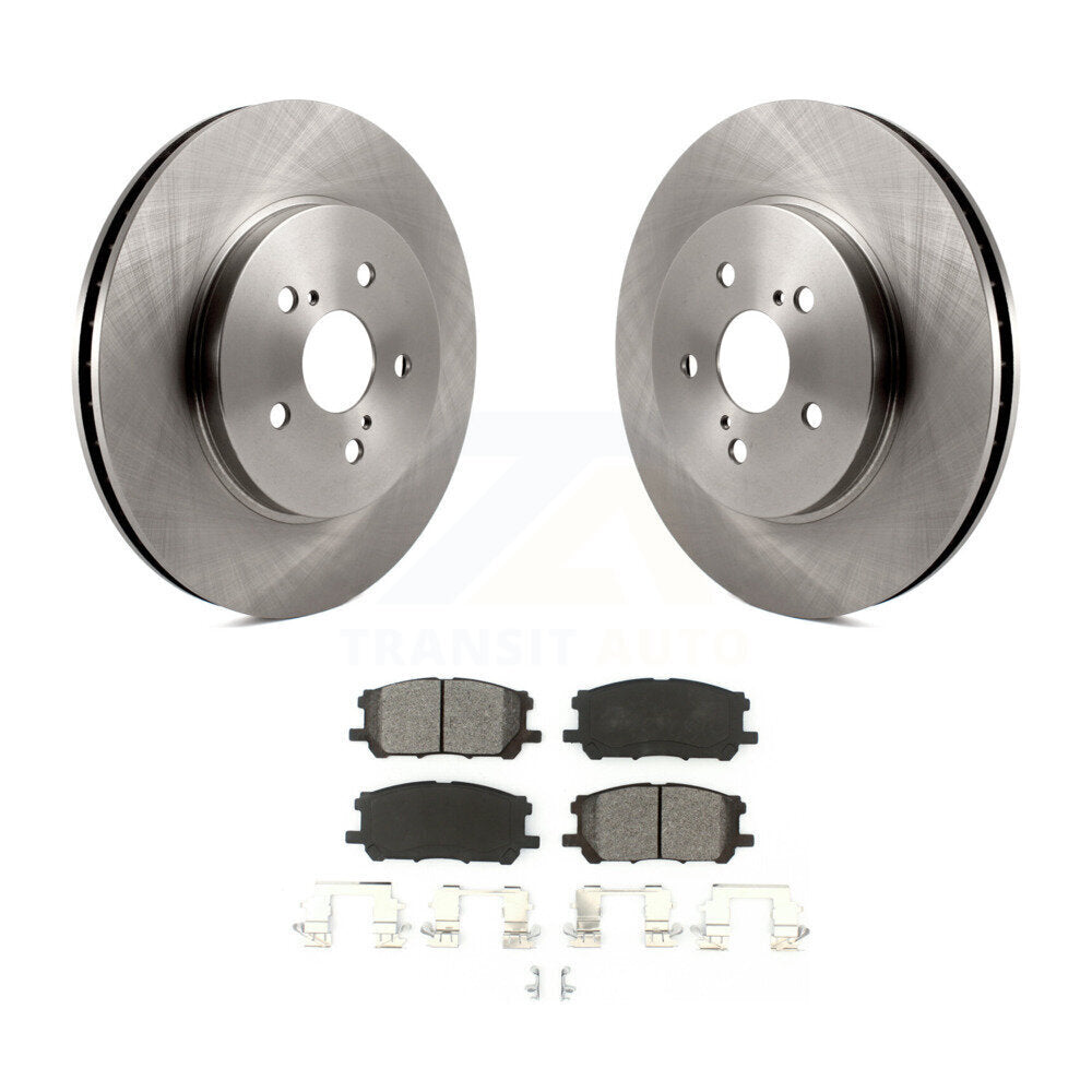 Brake Rotors Semi-Metallic Pad Front Kit For Lexus RX350 RX330 Toyota Highlander