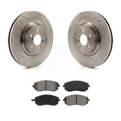 Disc Brake Rotors And Semi-Metallic Pads Front Kit For Subaru Legacy