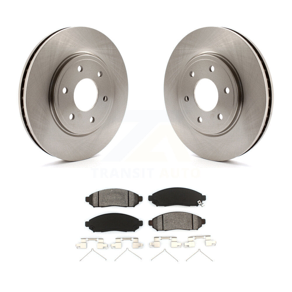 Disc Brake Rotors Semi-Metallic Pad Front Kit For Nissan Frontier Suzuki Equator