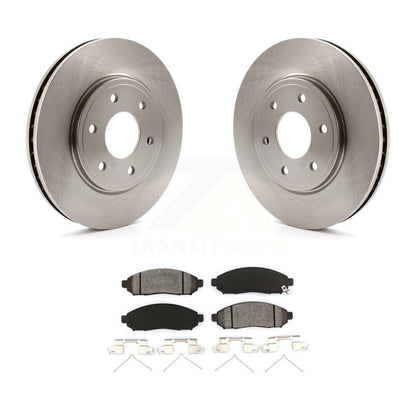 Disc Brake Rotors Semi-Metallic Pad Front Kit For Nissan Frontier Suzuki Equator