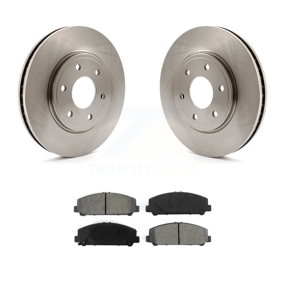 Disc Brake Rotors And Semi-Metallic Pads Front Kit For Suzuki Equator
