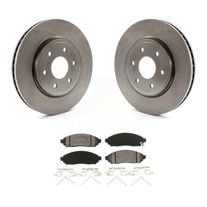 Brake Rotors & Semi-Metallic Pad Front Kit For Nissan Frontier Pathfinder Xterra