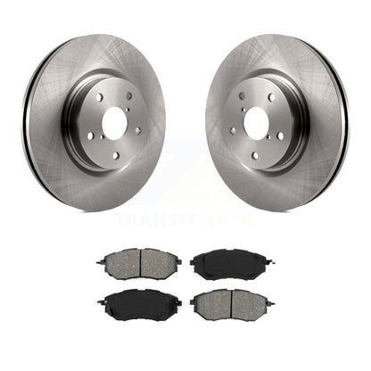 Brake Rotor Semi-Metallic Pad Front Kit For Subaru Outback WRX Legacy Tribeca B9