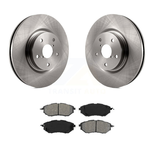 Brake Rotor Semi-Metallic Pad Front Kit For Subaru Outback WRX Legacy Tribeca B9