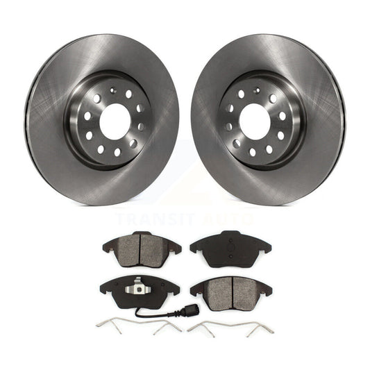 Brake Rotors Semi-Metallic Pad Front Kit For Volkswagen Jetta Beetle Rabbit Audi