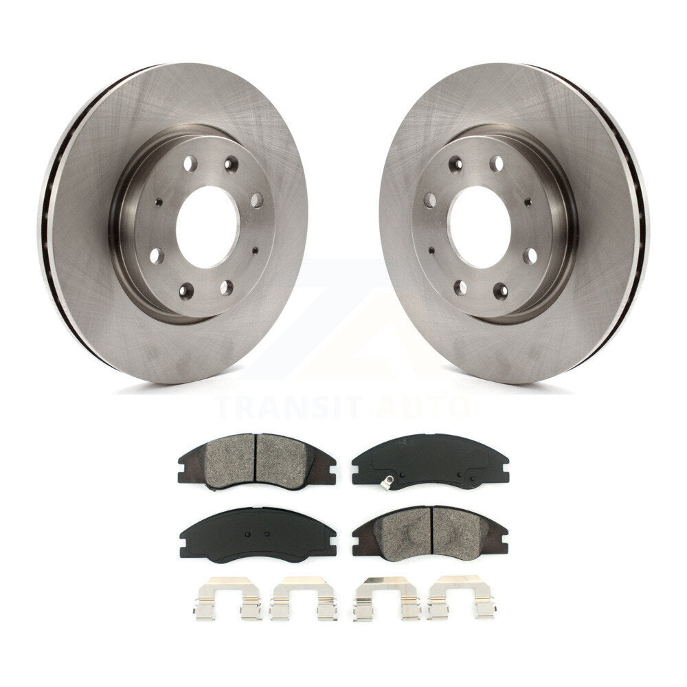 Disc Brake Rotors And Semi-Metallic Pads Front Kit For Kia Spectra Spectra5
