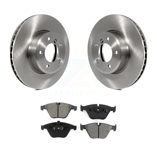Brake Rotor Semi-Metallic Pad Front Kit For BMW 530i 530xi 528i xDrive 525i 535i