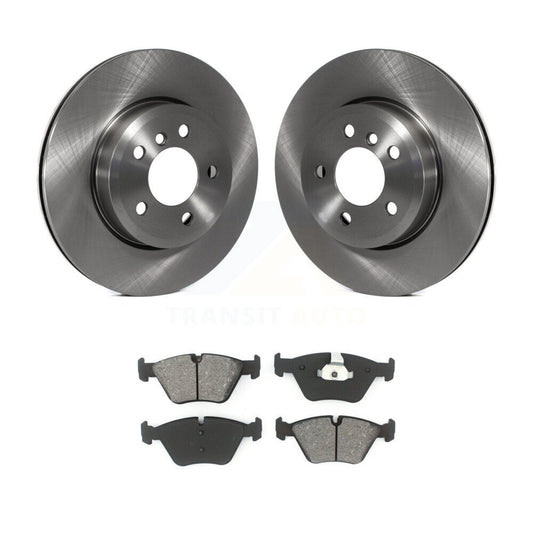 Disc Brake Rotors And Semi-Metallic Pads Front Kit For 2004-2010 BMW X3