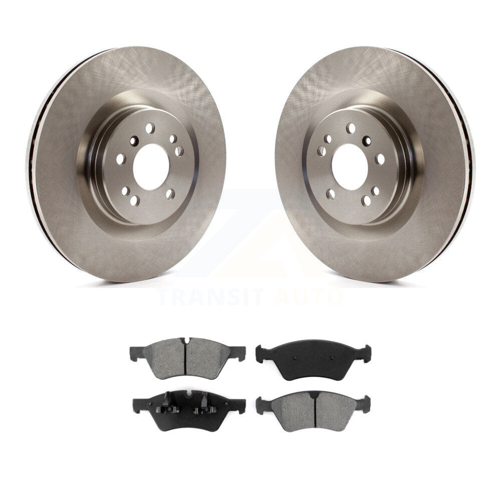 Brake Rotor Semi-Metallic Pad Front Kit For Mercedes-Benz ML350 ML320 GL350 R350