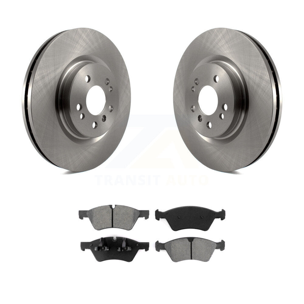Brake Rotor Semi-Metallic Pad Front Kit For Mercedes-Benz ML350 ML320 R350 ML500