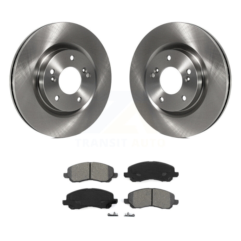 Disc Brake Rotors And Semi-Metallic Pads Front Kit For Mitsubishi Eclipse Galant