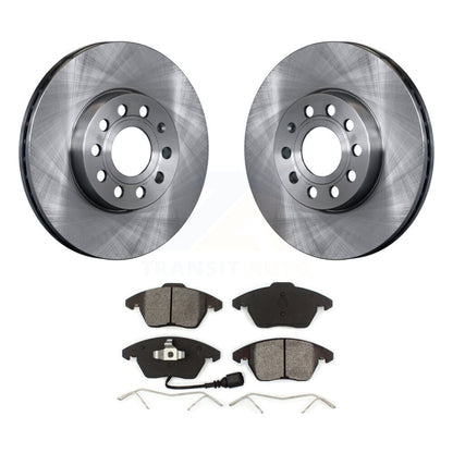 Brake Rotors Semi-Metallic Pad Front Kit For Volkswagen Jetta Golf Beetle Rabbit