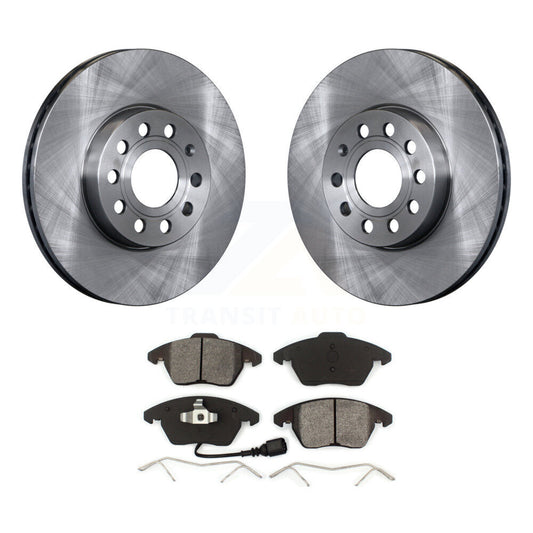 Brake Rotors Semi-Metallic Pad Front Kit For Volkswagen Jetta Golf Beetle Rabbit