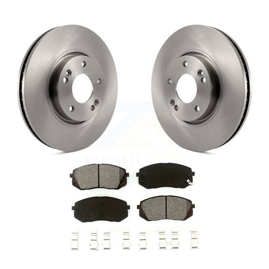 Brake Rotors Semi-Metallic Pad Front Kit For Hyundai Tucson Kia Sportage Soul EV