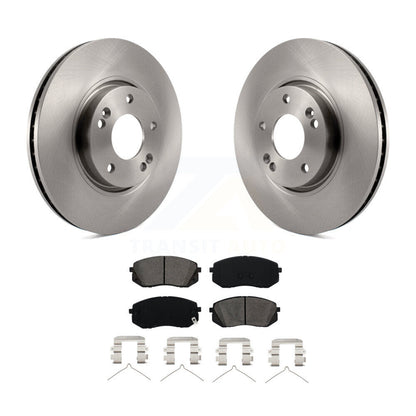 Disc Brake Rotors And Semi-Metallic Pads Front Kit For Hyundai Sonata