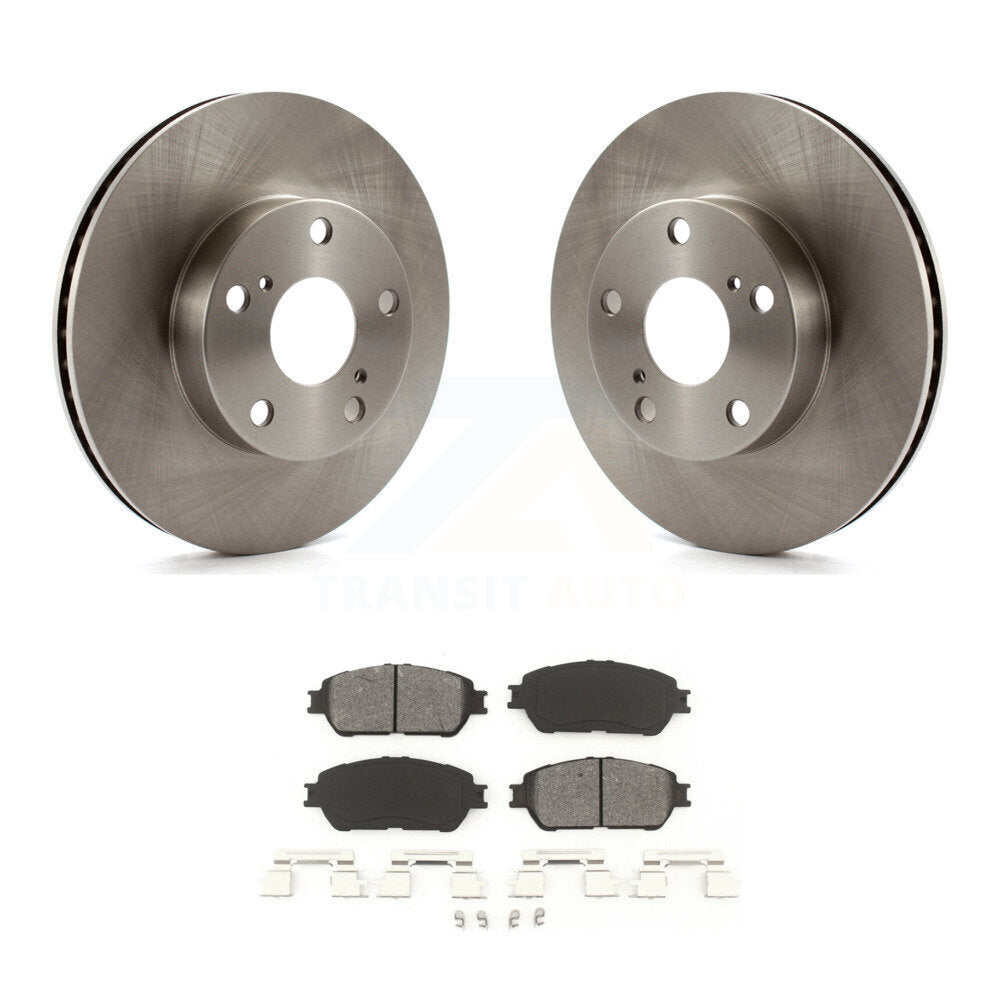 Disc Brake Rotor Semi-Metallic Pad Front Kit For Toyota Tacoma With 5 Lug Wheels