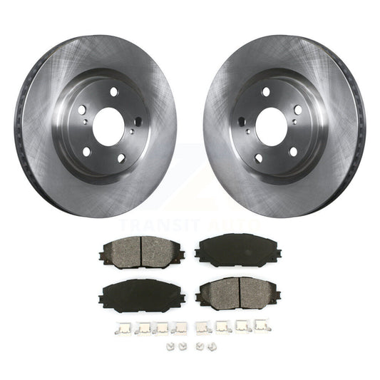 Brake Rotor & Semi-Metallic Pad Front Kit For Toyota RAV4 Matrix Pontiac Vibe iM
