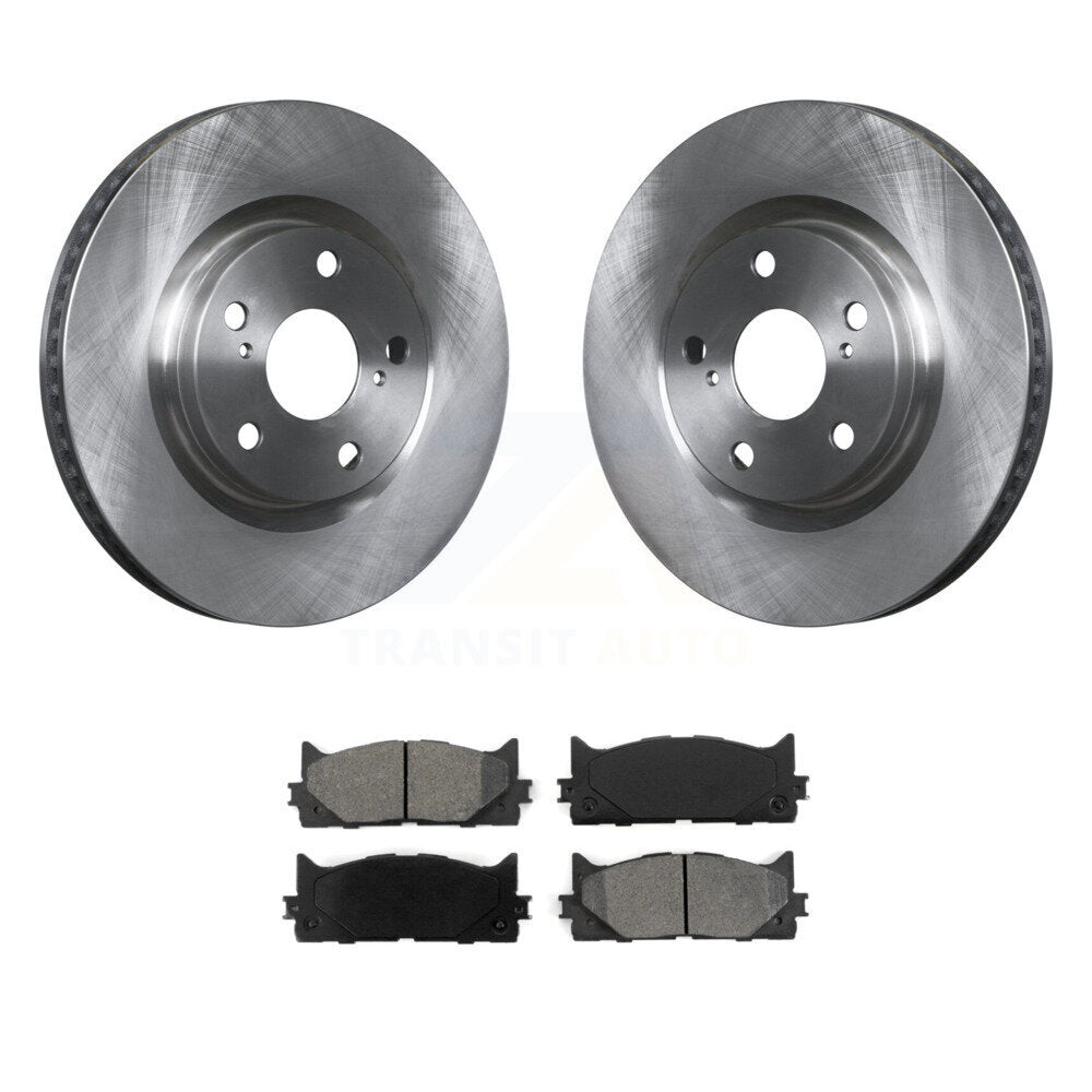 Disc Brake Rotor Semi-Metallic Pad Front Kit For Toyota Camry Lexus ES350 Avalon