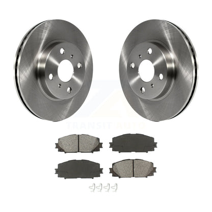 Disc Brake Rotor & Semi-Metallic Pad Front Kit For Toyota Yaris Prius C Scion iQ