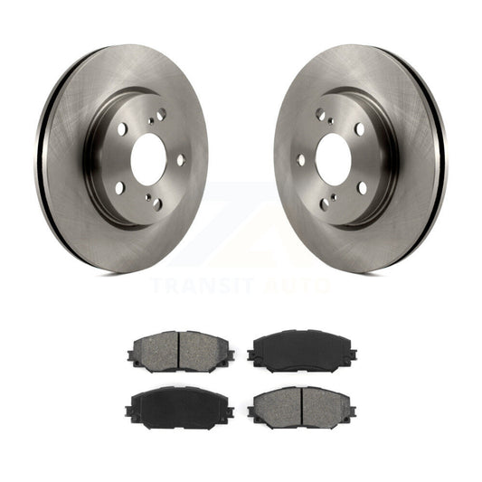 Brake Rotor & Semi-Metallic Pad Front Kit For Toyota RAV4 Prius V Scion xB Lexus