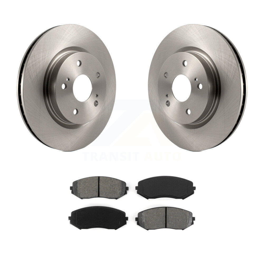 Disc Brake Rotor & Semi-Metallic Pad Front Kit For 2006-2013 Suzuki Grand Vitara