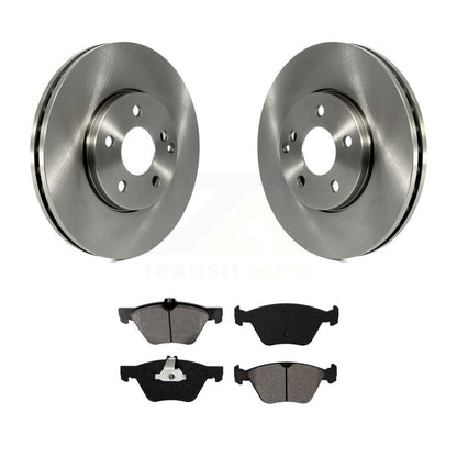 Disc Brake Rotors & Semi-Metallic Pad Front Kit For Mercedes-Benz E350 E320 E300