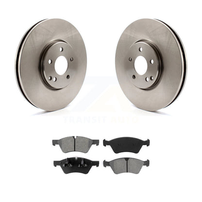 Disc Brake Rotor And Semi-Metallic Pad Front Kit For Mercedes-Benz E550 E500 AWD