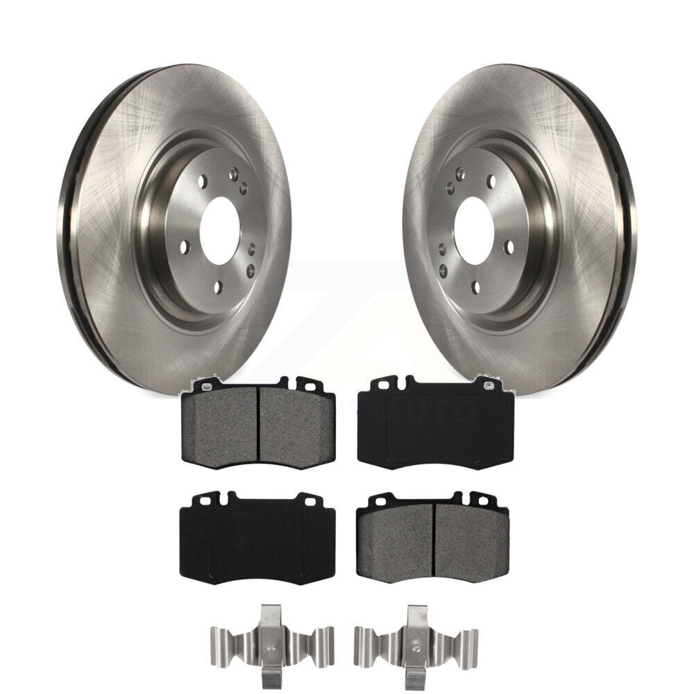 Disc Brake Rotors Semi-Metallic Pad Front Kit For Mercedes-Benz C230 SLK350 C320
