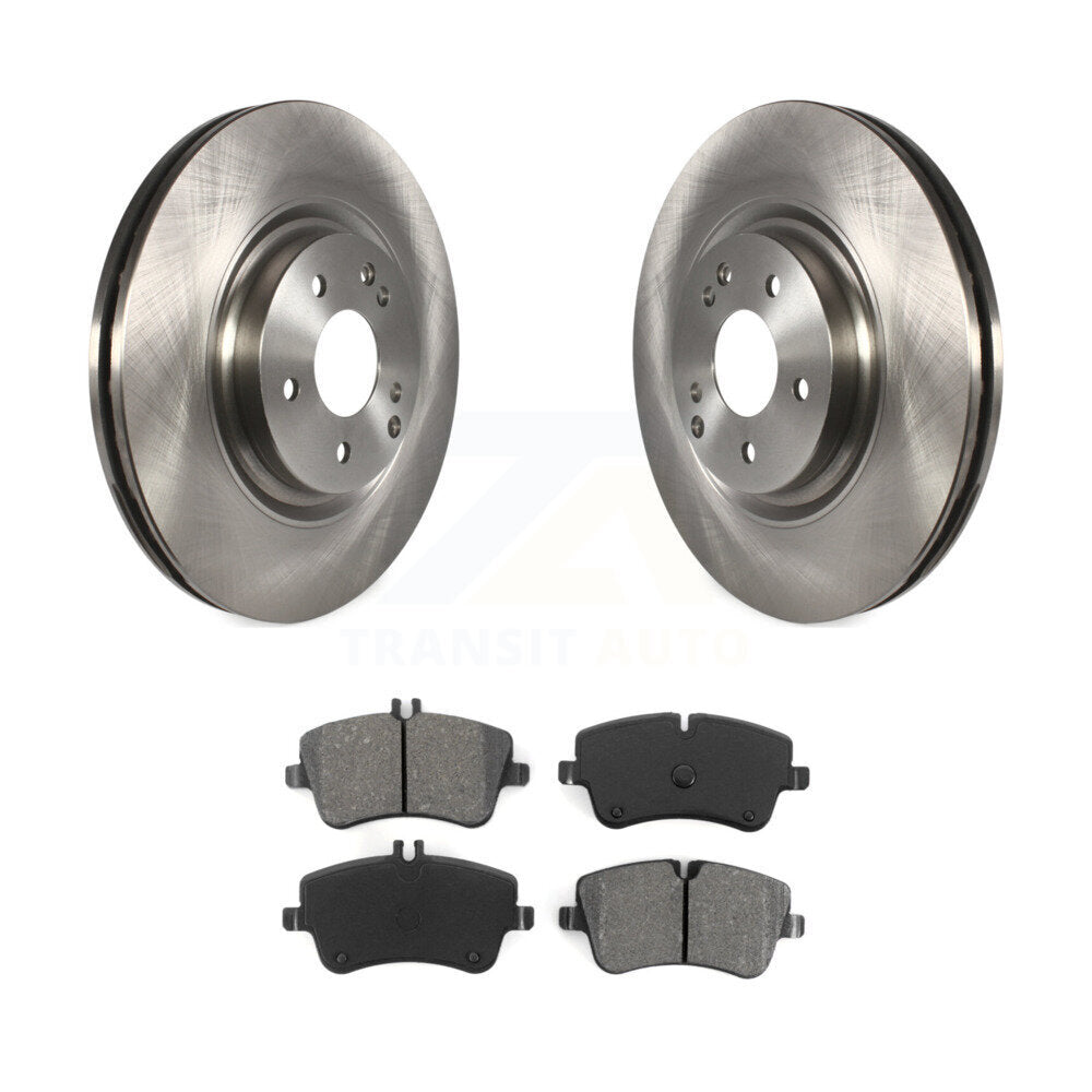 Disc Brake Rotors And Semi-Metallic Pads Front Kit For Mercedes-Benz C320