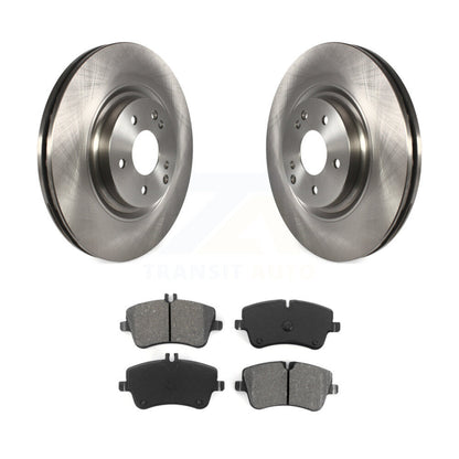 Disc Brake Rotors And Semi-Metallic Pads Front Kit For Mercedes-Benz C320