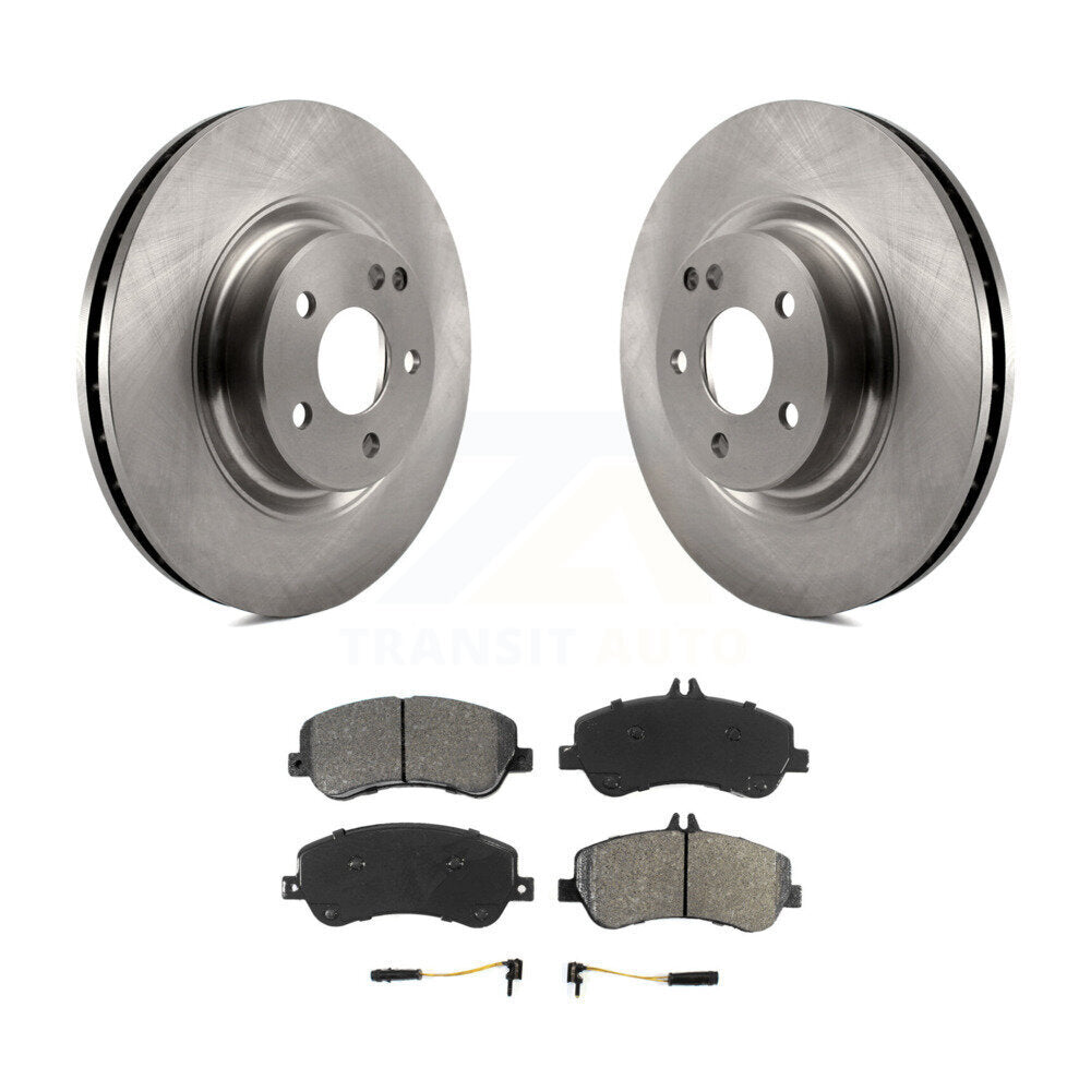 Disc Brake Rotor And Semi-Metallic Pad Front Kit For Mercedes-Benz GLK350 GLK250