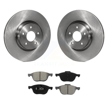 Disc Brake Rotors And Semi-Metallic Pads Front Kit For Ford Transit Connect