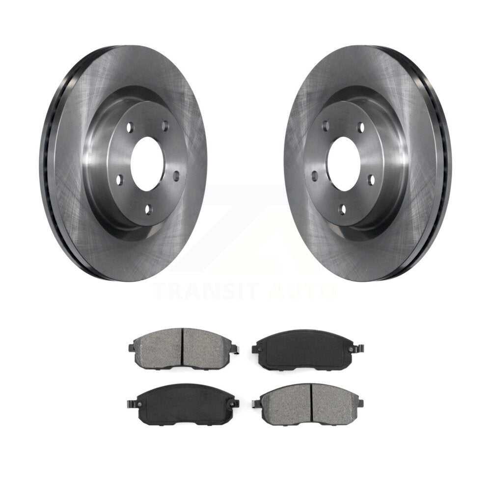 Disc Brake Rotors And Semi-Metallic Pads Front Kit For Nissan Altima