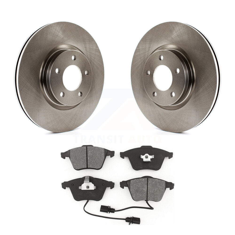 Disc Brake Rotors And Semi-Metallic Pads Front Kit For Mazda 3
