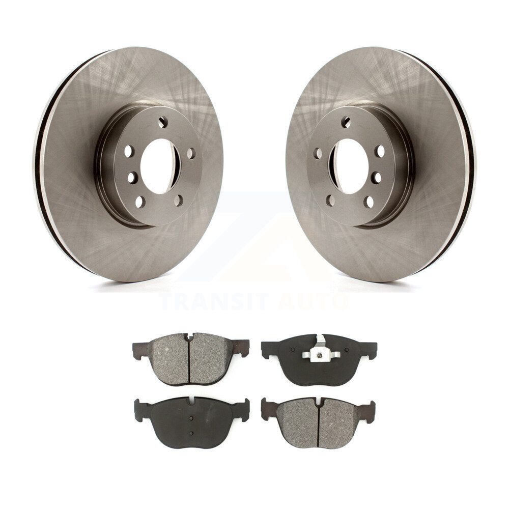 Disc Brake Rotors And Semi-Metallic Pads Front Kit For BMW X5 X6