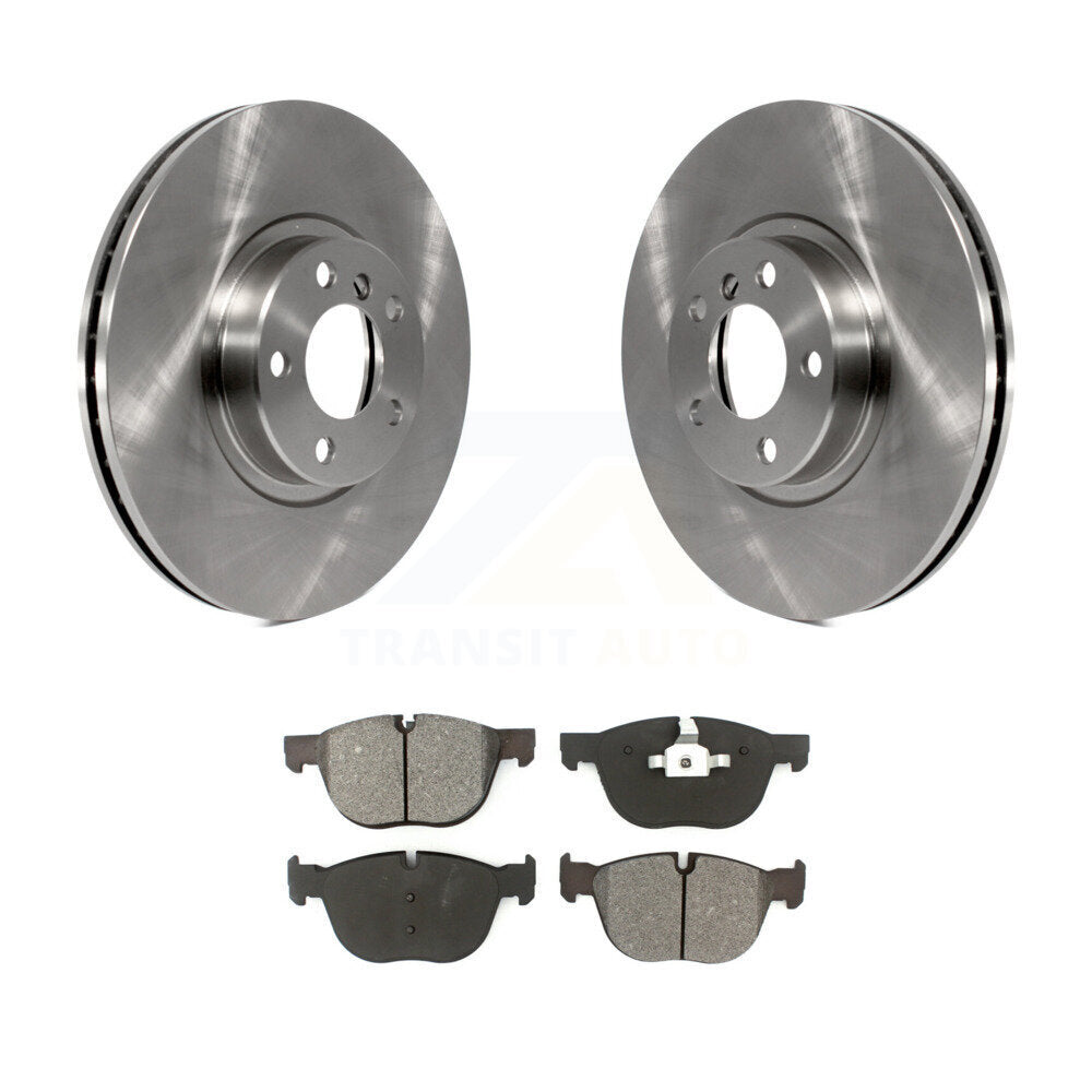 Disc Brake Rotors And Semi-Metallic Pads Front Kit For BMW X5 X6
