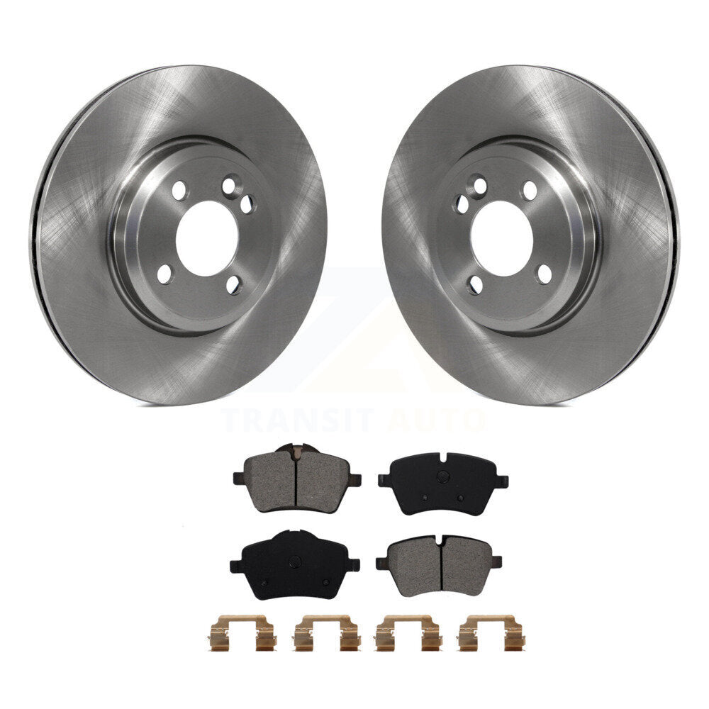 Disc Brake Rotors And Semi-Metallic Pads Front Kit For Mini Cooper Countryman