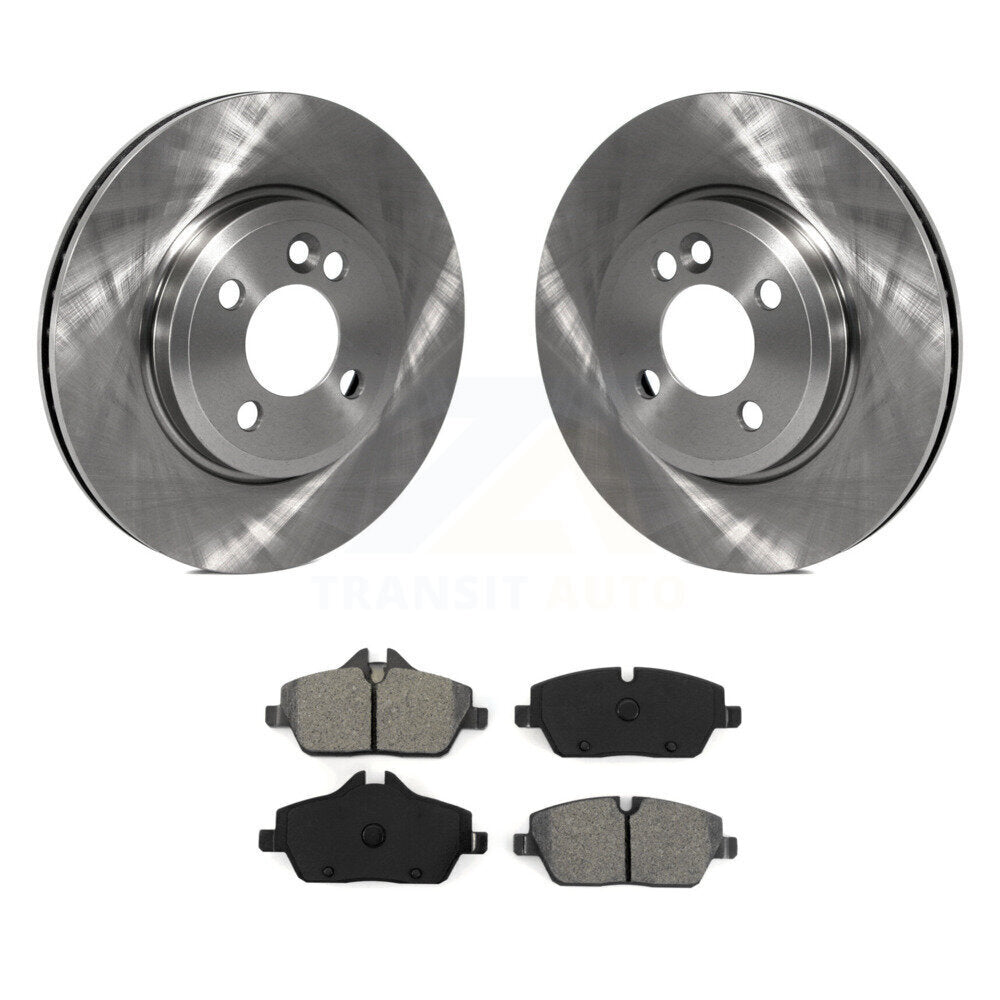 Disc Brake Rotors And Semi-Metallic Pads Front Kit For Mini Cooper