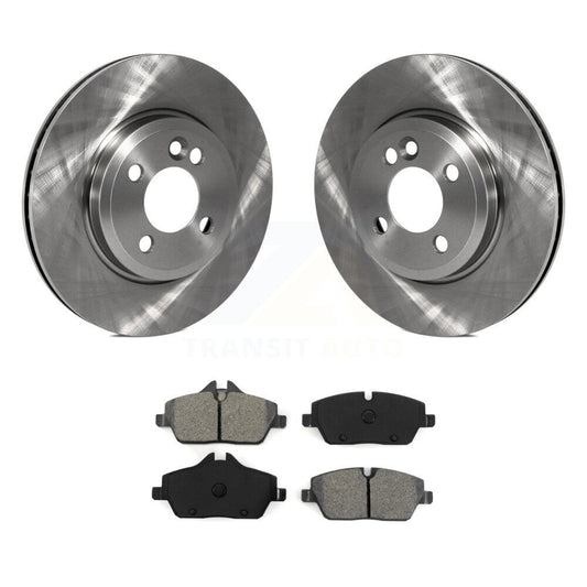 Disc Brake Rotors And Semi-Metallic Pads Front Kit For Mini Cooper