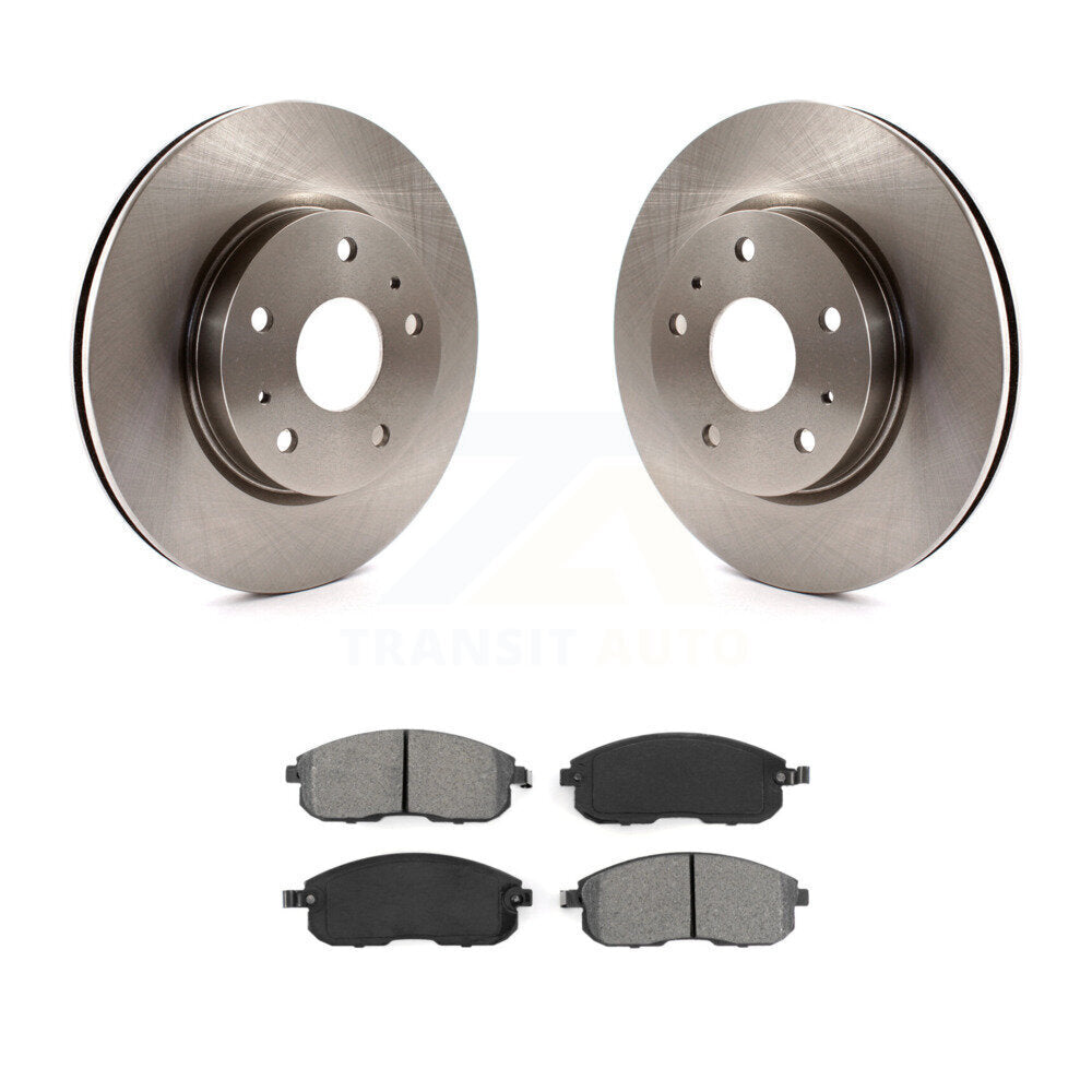 Disc Brake Rotors And Semi-Metallic Pads Front Kit For Suzuki SX4 Crossover