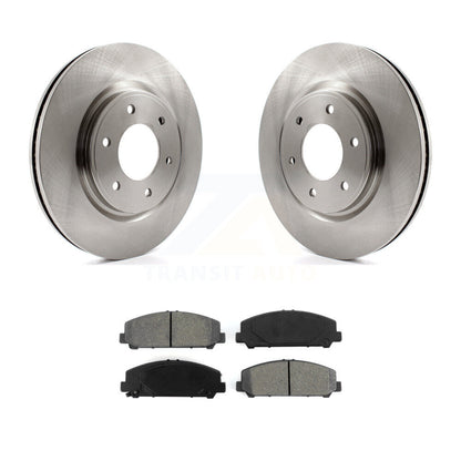 Brake Rotors & Semi-Metallic Pad Front Kit For Nissan TITAN INFINITI Armada QX80