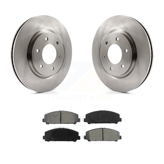 Brake Rotors & Semi-Metallic Pad Front Kit For Nissan TITAN INFINITI Armada QX80