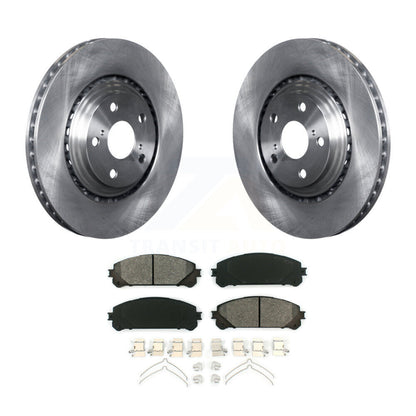 Brake Rotor Semi-Metallic Pad Front Kit For Toyota Highlander Sienna Lexus RX350