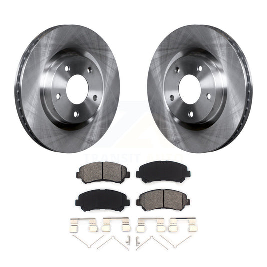Disc Brake Rotors And Semi-Metallic Pads Front Kit For Nissan Rogue Select