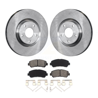 Disc Brake Rotors And Semi-Metallic Pads Front Kit For Nissan Sentra Juke