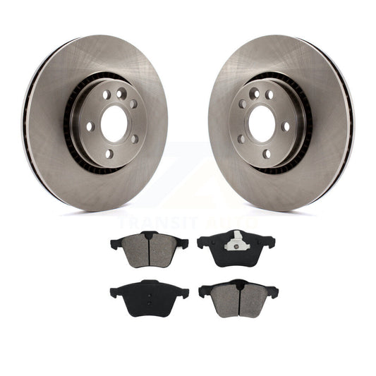 Brake Rotor Semi-Metallic Pad Front Kit For Volvo XC70 S60 V60 S80 Cross Country